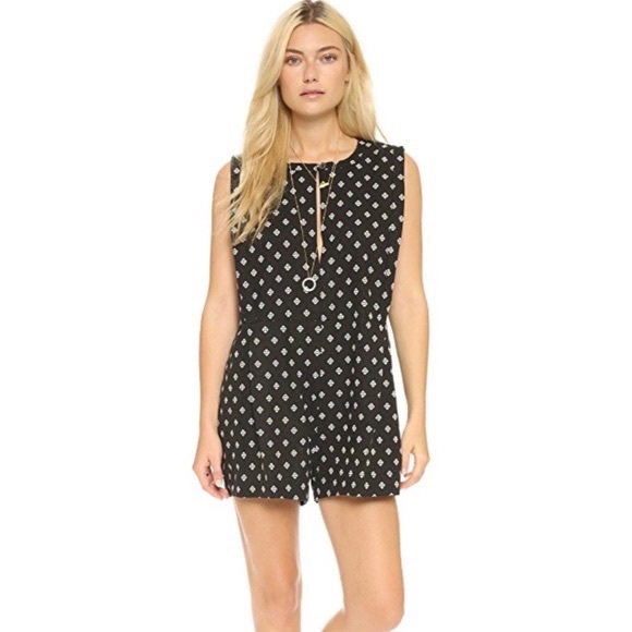 Free People | Ashley Diamond Print Sleeveless Romper - Picture 5 of 5